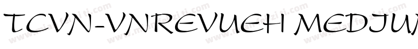 TCVN-VnRevueH Medium字体转换